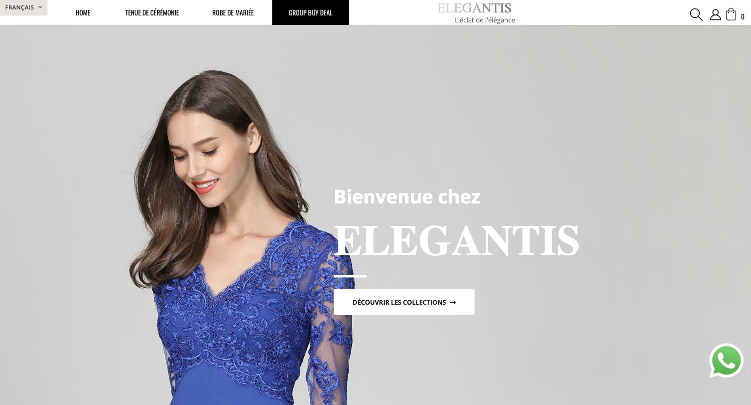 Elegantis Couture — site grossiste